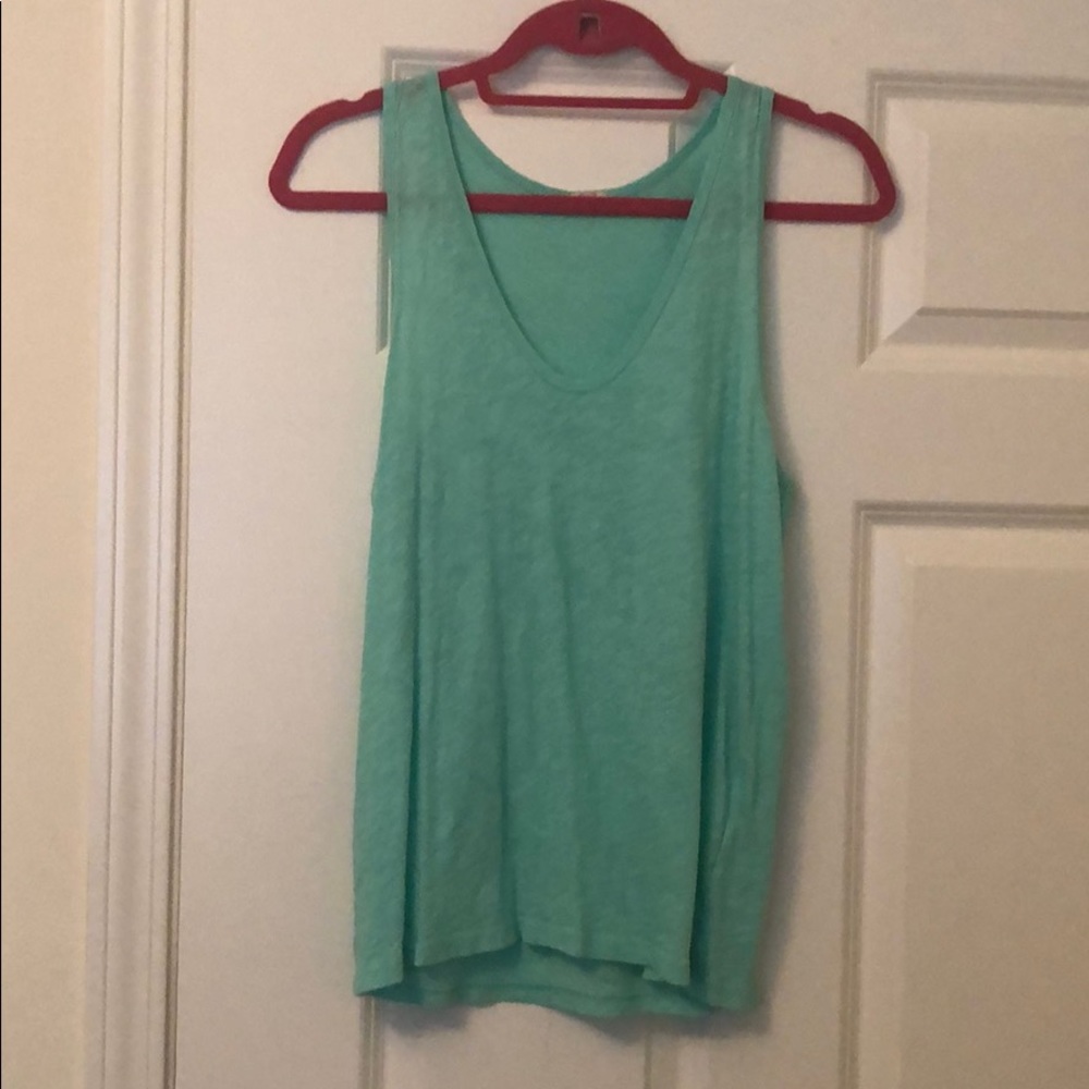 J Crew size S tank - aqua